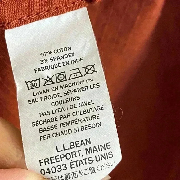 Vintage LL Bean Men's shirt shacket slightly fitted 3XL Reg  pockets mud 513057 - Picture 3 of 9